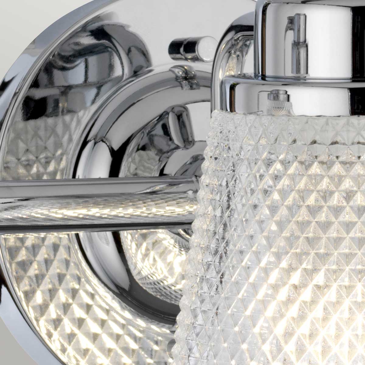 Fenmore Traditional 3 Light Wall Light Polished Chrome Fenmore Traditional 3 Light Wall Light Polished Chrome — detail view