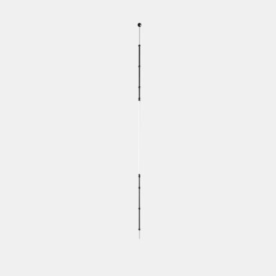 Ferndown Contemporary Ceiling To Floor Tension Pole Lamp Matte Black