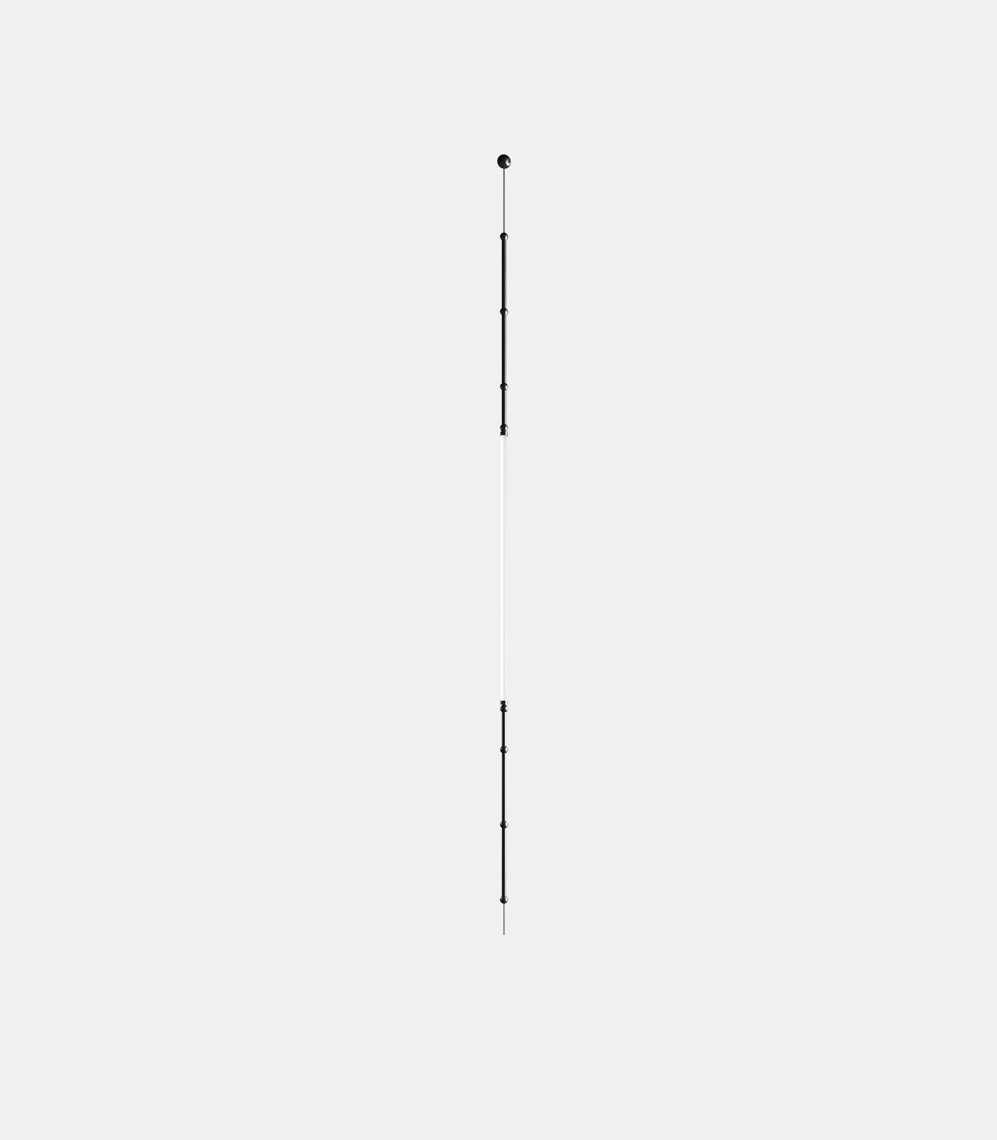 Ferndown Contemporary Ceiling To Floor Tension Pole Lamp Matte Black