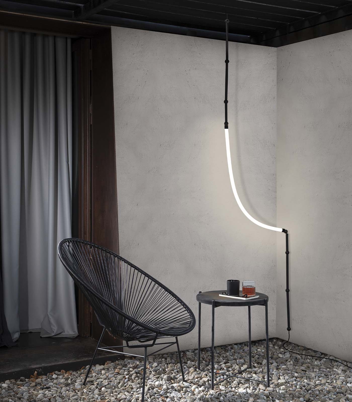 Ferndown Contemporary Ceiling To Floor Tension Pole Lamp Matte Black Ferndown Contemporary Ceiling To Floor Tension Pole Lamp Matte Black