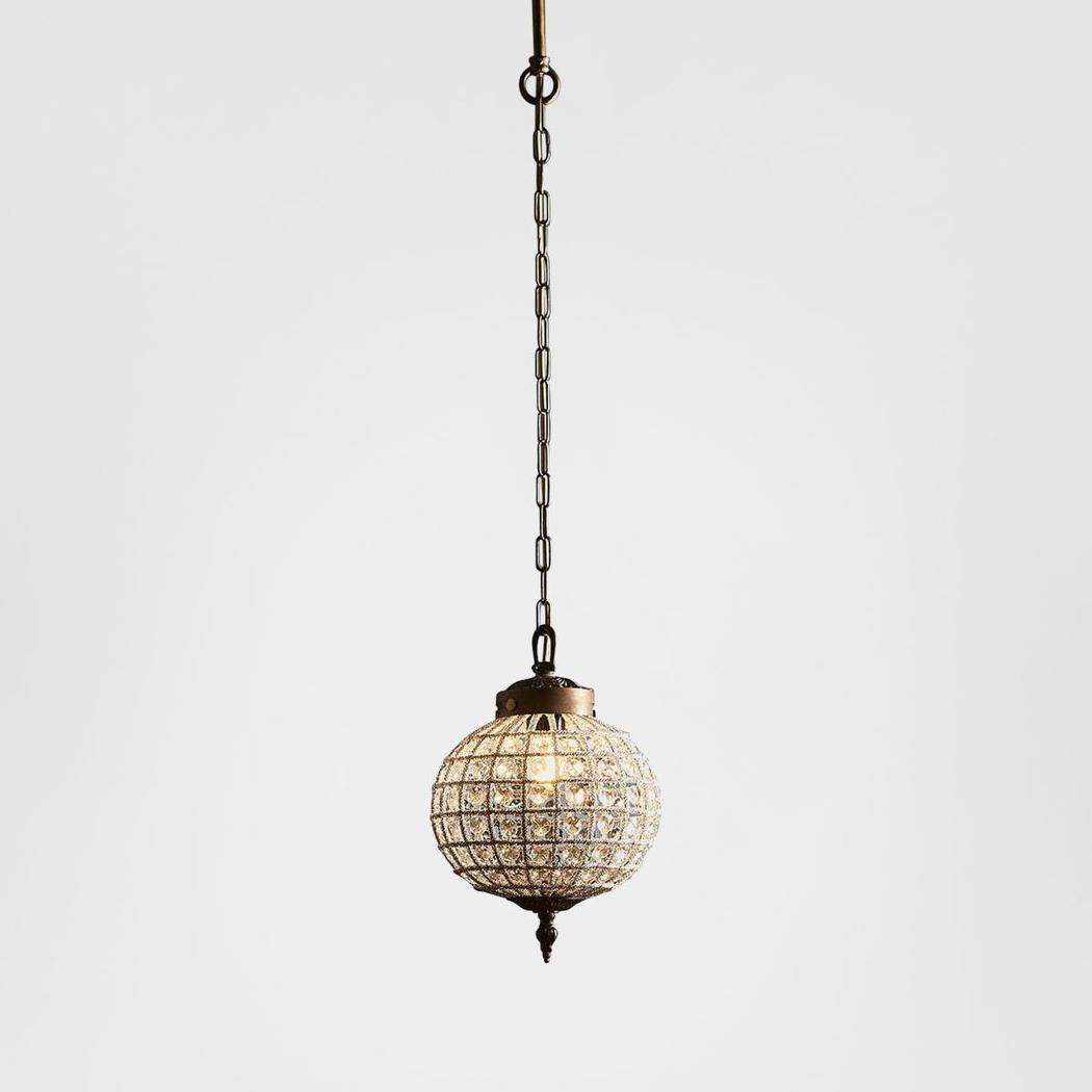 Fernwood French Provincial Crystal Globe Chandelier Extra Small