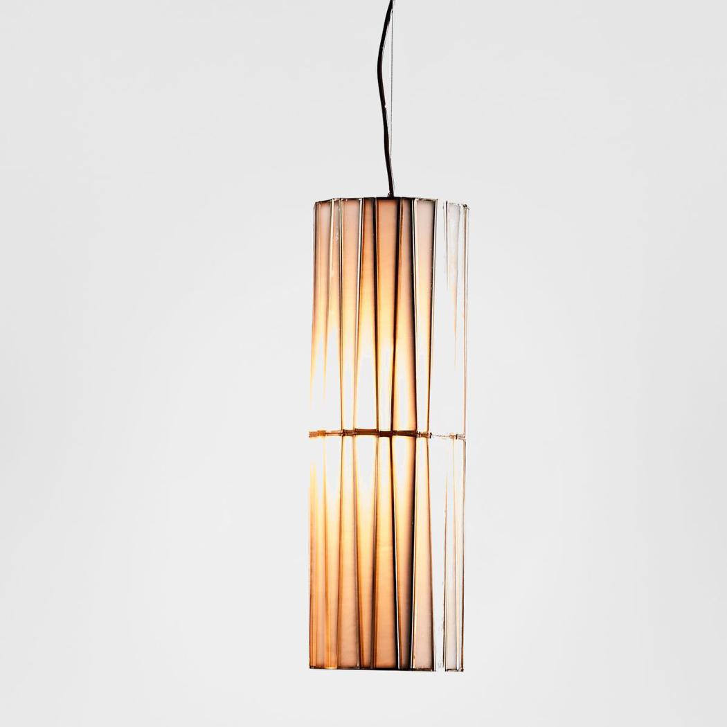 Fleetridge French Provincial Ribbed Glass Ceiling Pendant