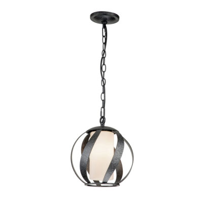 Forgehill Transitional Outdoor Pendant Old Black