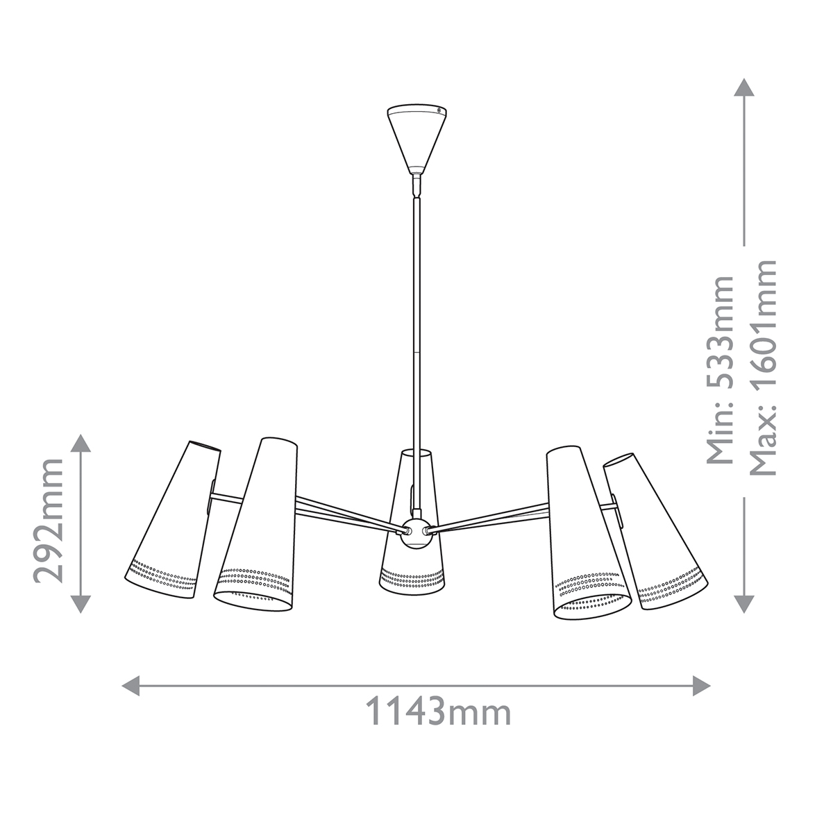 Foundry Lane Retro Modern Chandelier Black And Brass Foundry Lane Retro Modern Chandelier Black And Brass