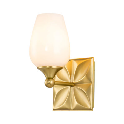 Foxdene French Provincial Wall Light Aged Brass