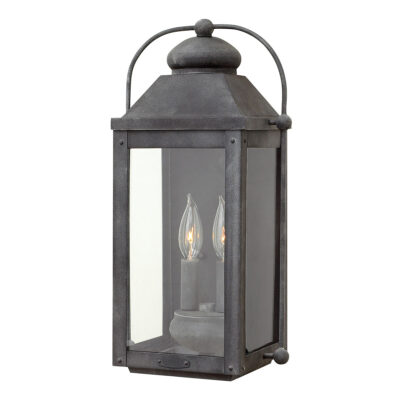 Fremantle Quay Traditional Outdoor Wall Lantern Aged Zinc