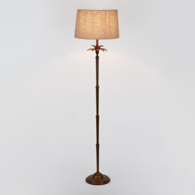 Gainsborough French Provincial Palm Leaf Floor Lamp Base Brown