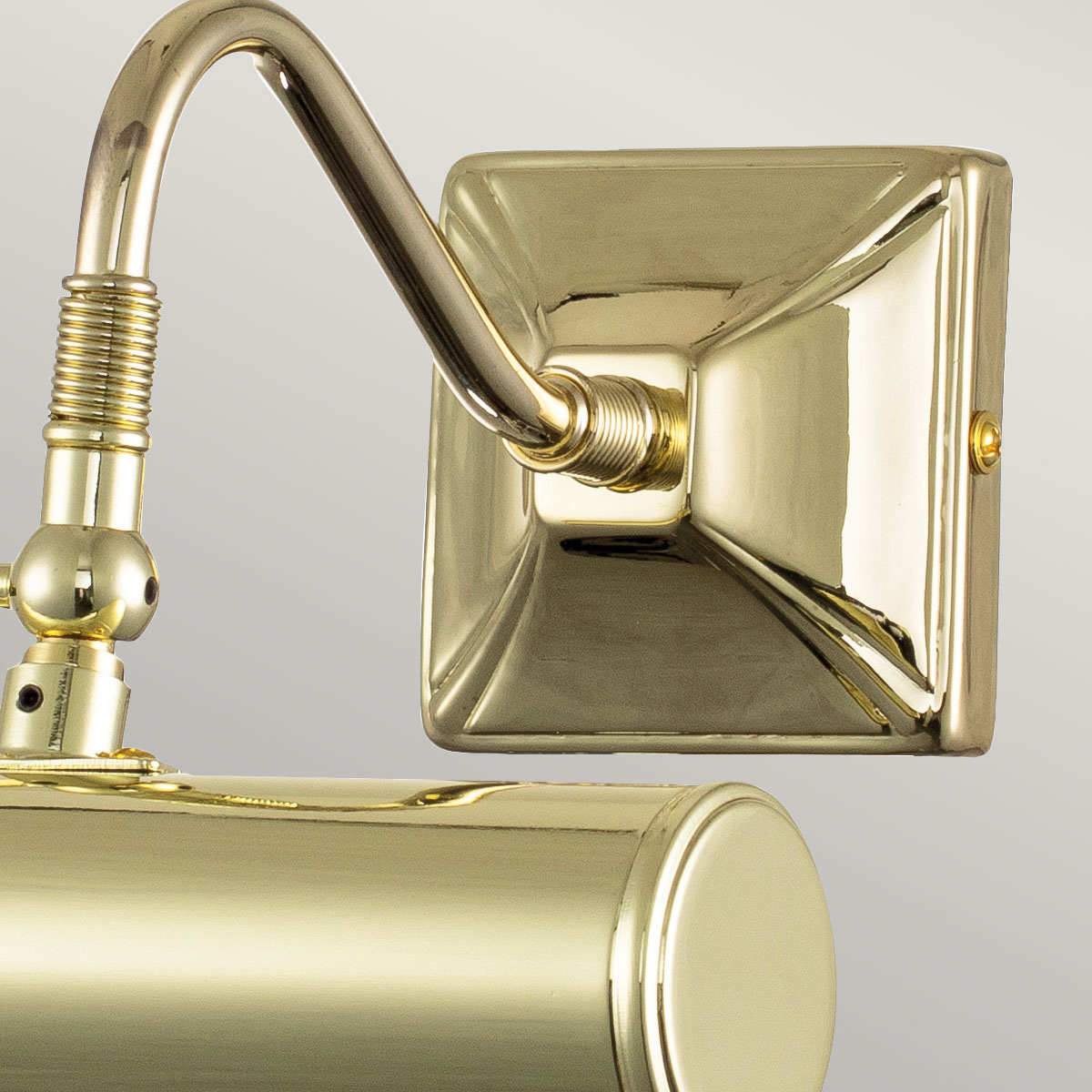 Gallery Beam Traditional Small Picture Light Polished Brass Gallery Beam Traditional Small Picture Light Polished Brass — detail view