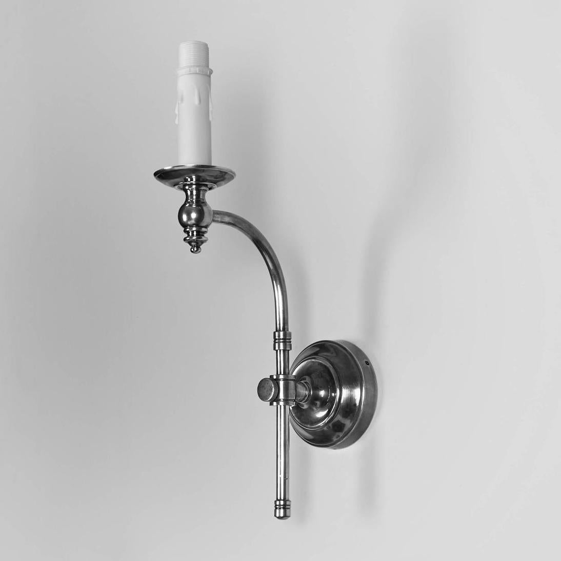 Gillingham Curved Wall Light Antique Silver Gillingham Curved Wall Light Antique Silver