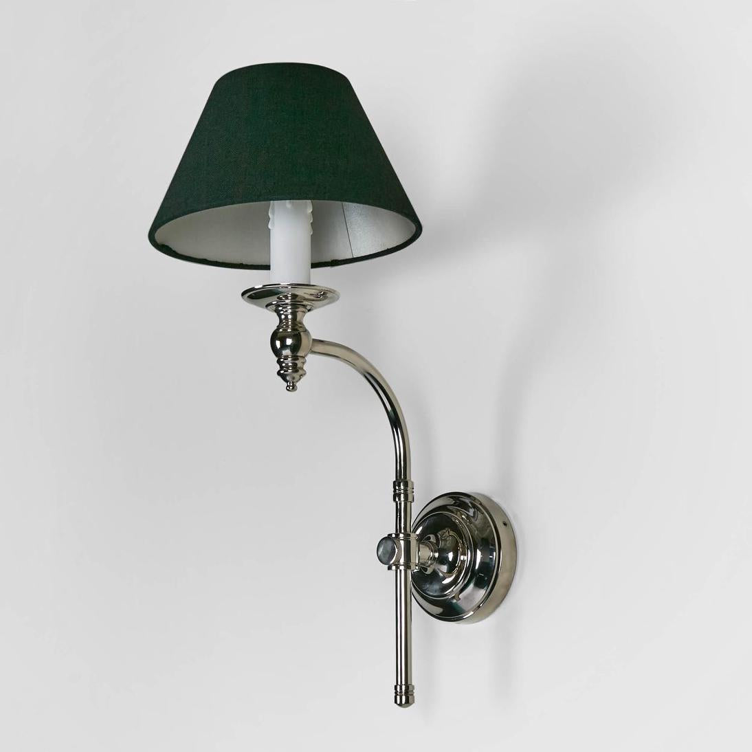 Gillingham French Provincial Curved Wall Light Polished Nickel Gillingham French Provincial Curved Wall Light Polished Nickel