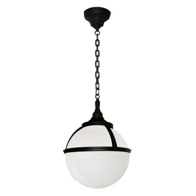 Glenhollow Traditional Chain Lantern Black
