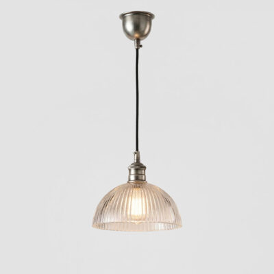 Glenorchy Heritage Dome Ceiling Pendant Antique Silver