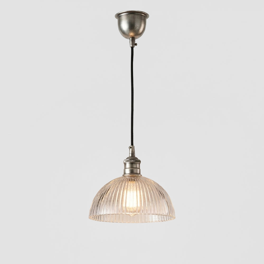 Glenorchy Heritage Dome Ceiling Pendant Antique Silver