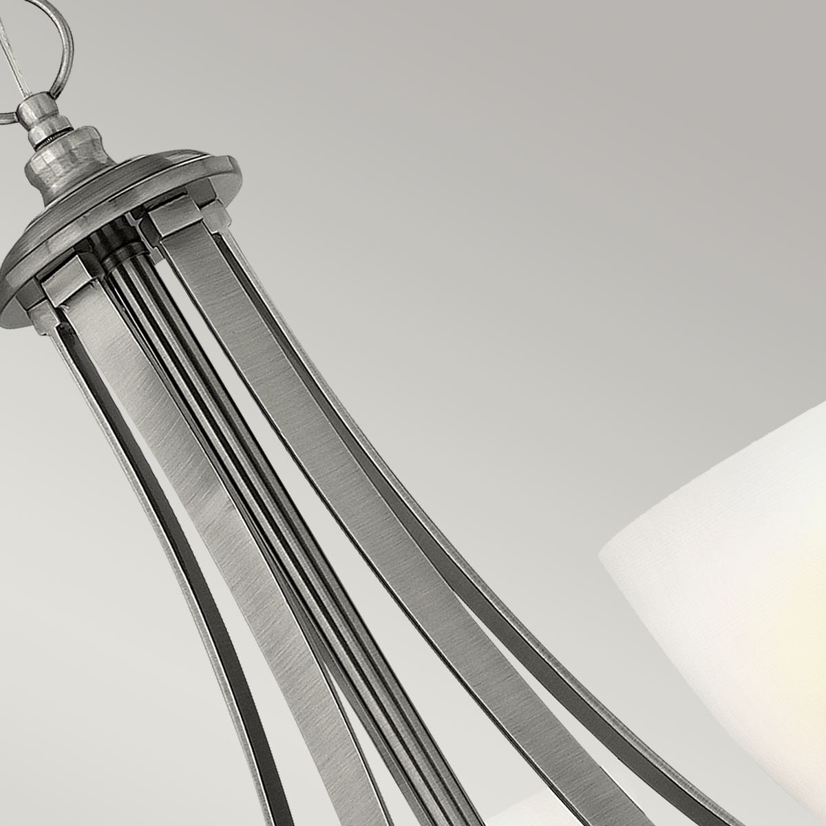 Glenrowan Row Hamptons Style 5 Light Antique Nickel — detail view