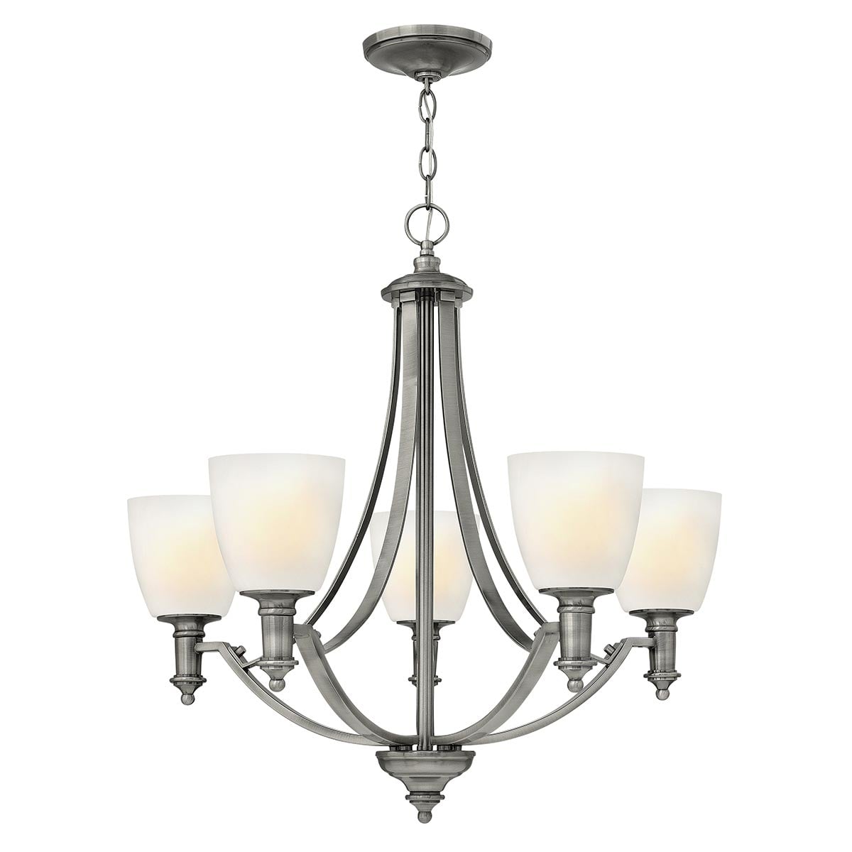 Glenrowan Row Hamptons Style 5 Light Antique Nickel
