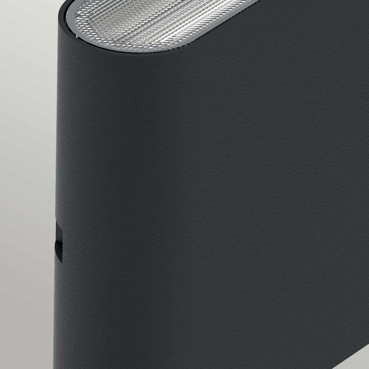 Grafton Beam Modern Outdoor Wall Light Black Grafton Beam Modern Outdoor Wall Light Black — detail view