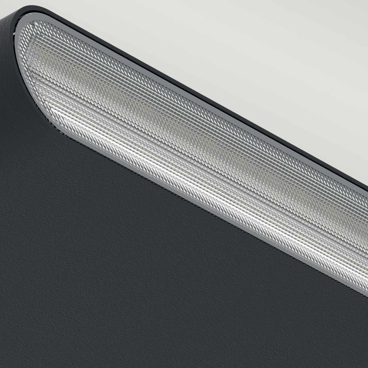 Grafton Beam Modern Outdoor Wall Light Black Grafton Beam Modern Outdoor Wall Light Black — detail view