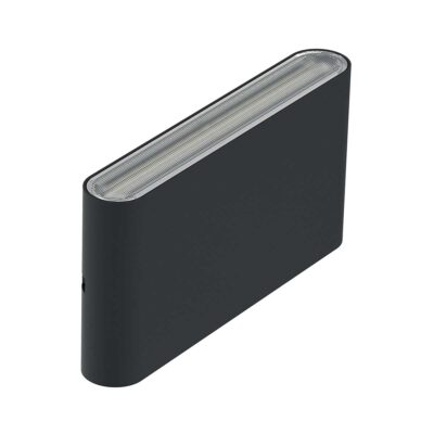 Grafton Beam Modern Outdoor Wall Light in Black