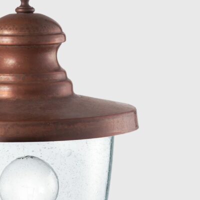 Grand Canal Heritage Bollard Light Small Antique Copper