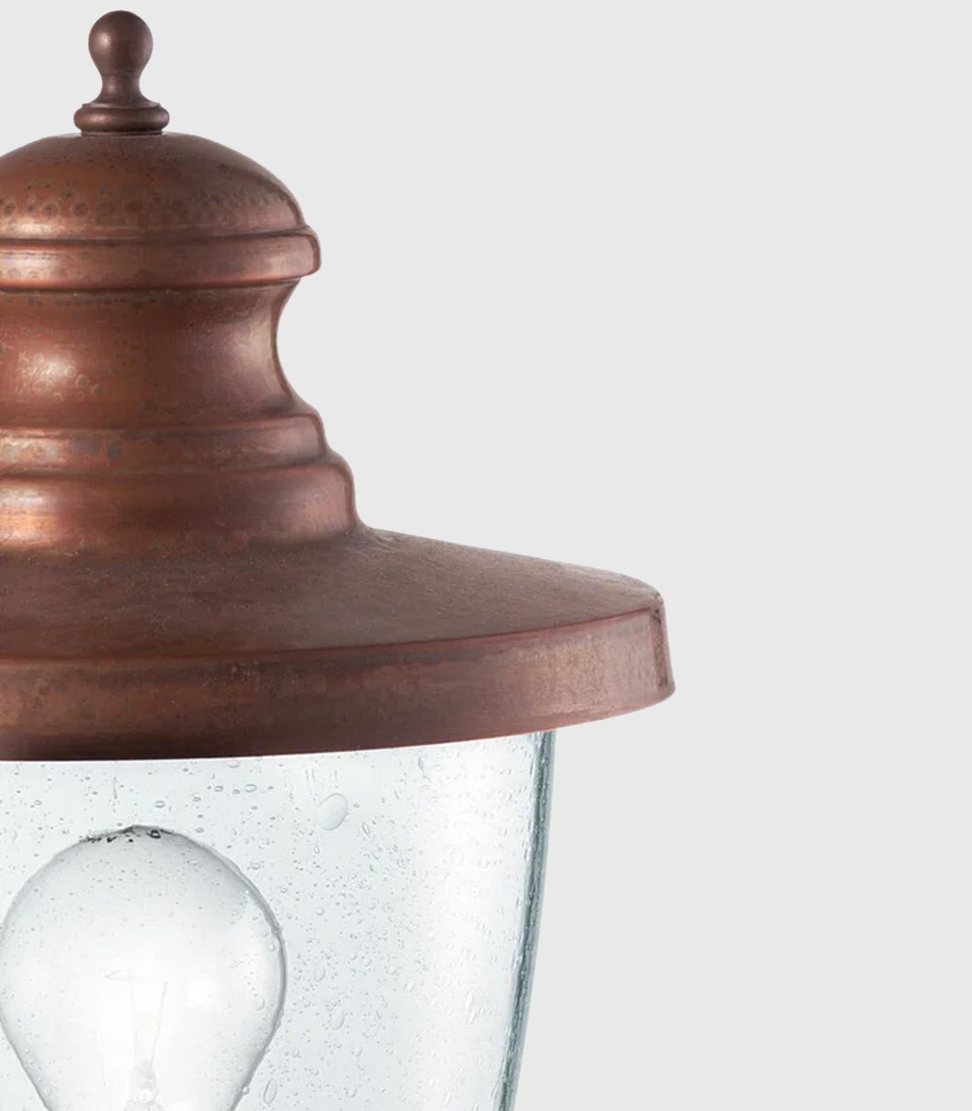 Grand Canal Heritage Bollard Light Small Antique Copper