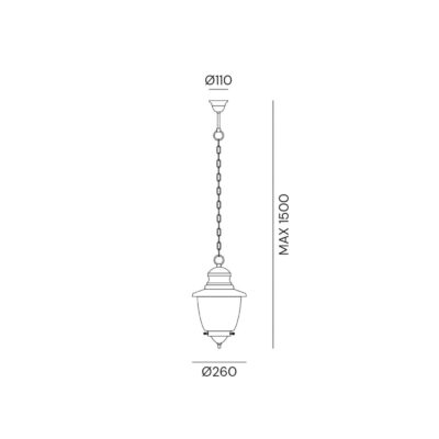 Grand Canal Heritage Lantern Pendant Light Antique Brass