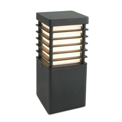Grandmere Field Modern Bollard Light in Black