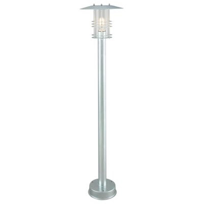 Grandmere Harbour Coastal Outdoor Pillar Lantern Galvanised