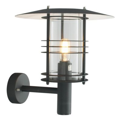 Grandmere Harbour Coastal Wall Lantern Black