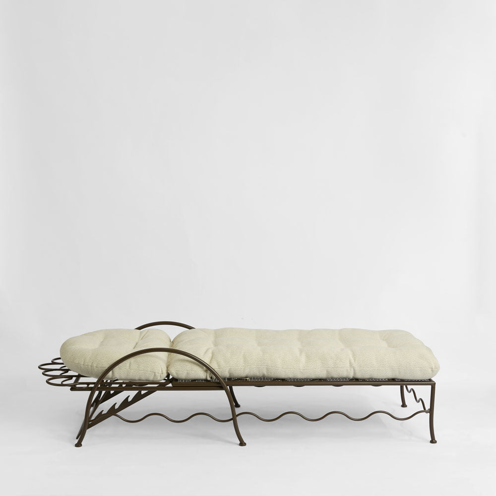 Grandview Lounger French Provincial Sun Lounge Brown