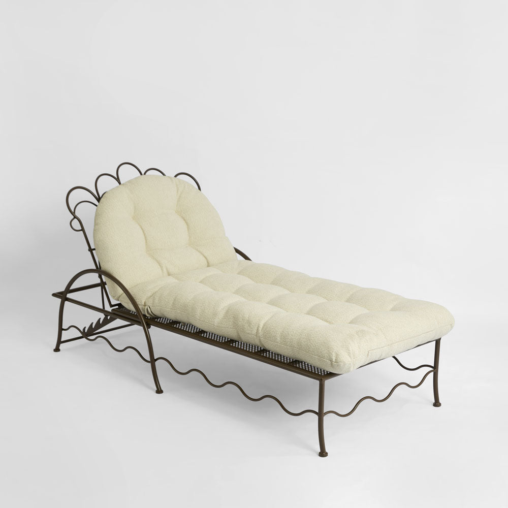 Grandview Lounger French Provincial Sun Lounge Brown