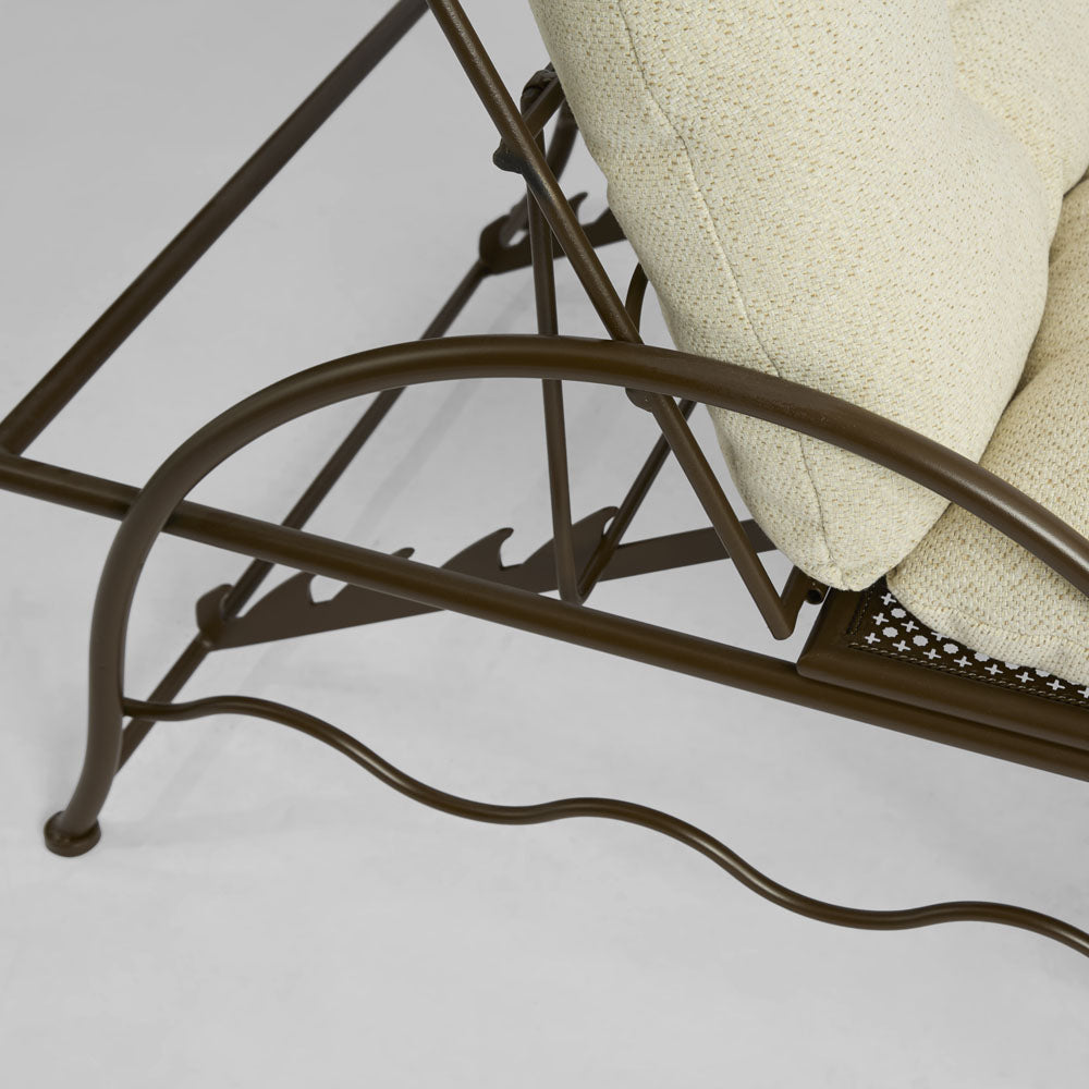 Grandview Lounger French Provincial Sun Lounge Brown
