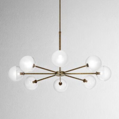 Grantwell Sputnik 8 Light Glass Ball Pendant