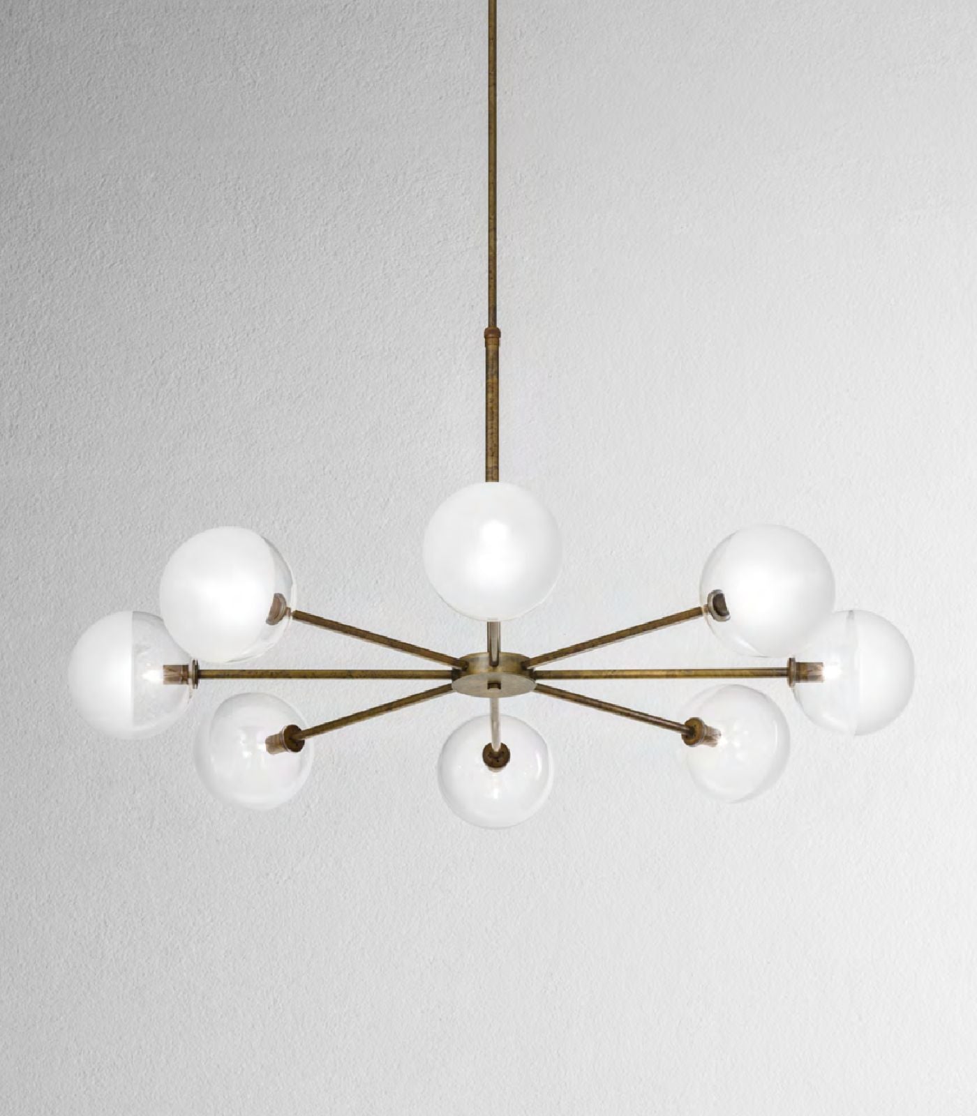 Grantwell Sputnik 8 Light Glass Ball Pendant