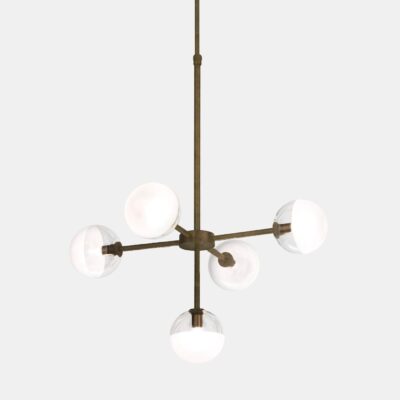 Grantwell Sputnik Pendant Light Antique Brass Natural Brass