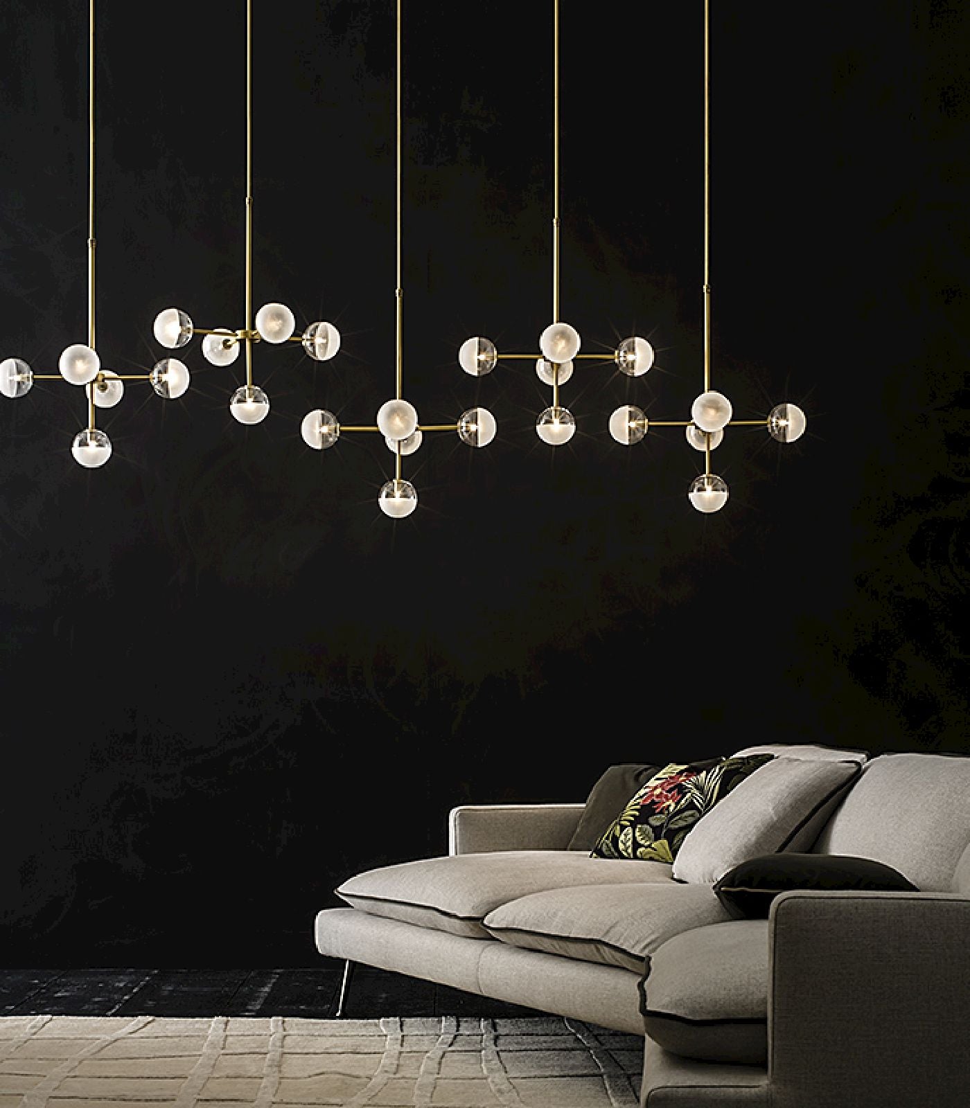 Grantwell Sputnik Pendant Light Antique Brass Natural Brass Grantwell Sputnik Pendant Light Antique Brass Natural Brass
