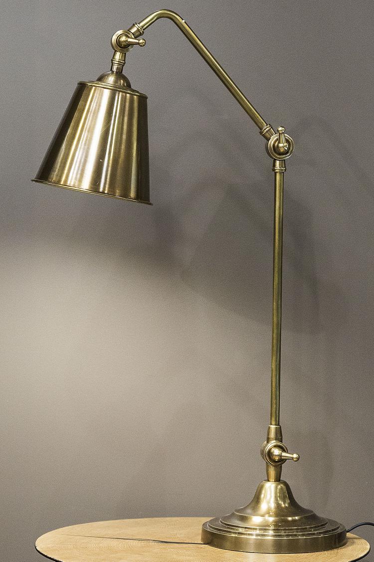 Granville Industrial Desk Lamp Antique Brass Granville Industrial Desk Lamp Antique Brass