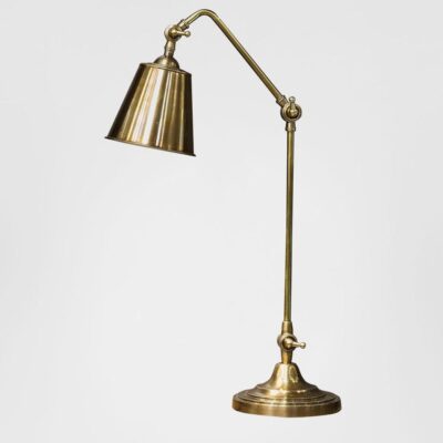 Granville Industrial Desk Lamp Antique Brass