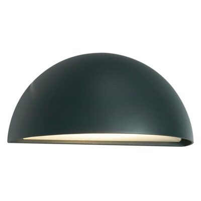 Grenford Hall Half-Moon Outdoor Wall Light Graphite