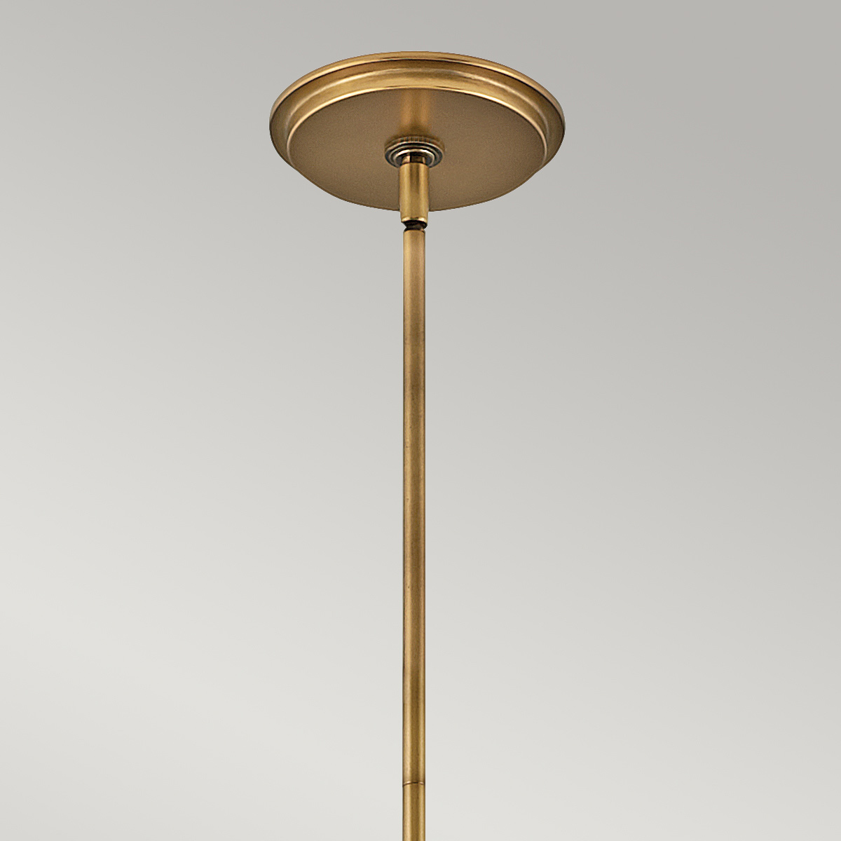Grenshire Art Deco Tiered Pendant Heritage Brass Grenshire Art Deco Tiered Pendant Heritage Brass — detail view