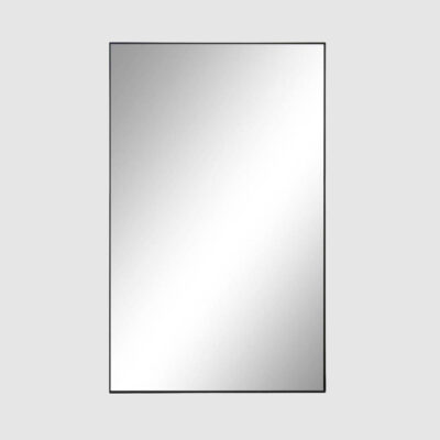 Griffith Hamptons Iron Floor Mirror Black