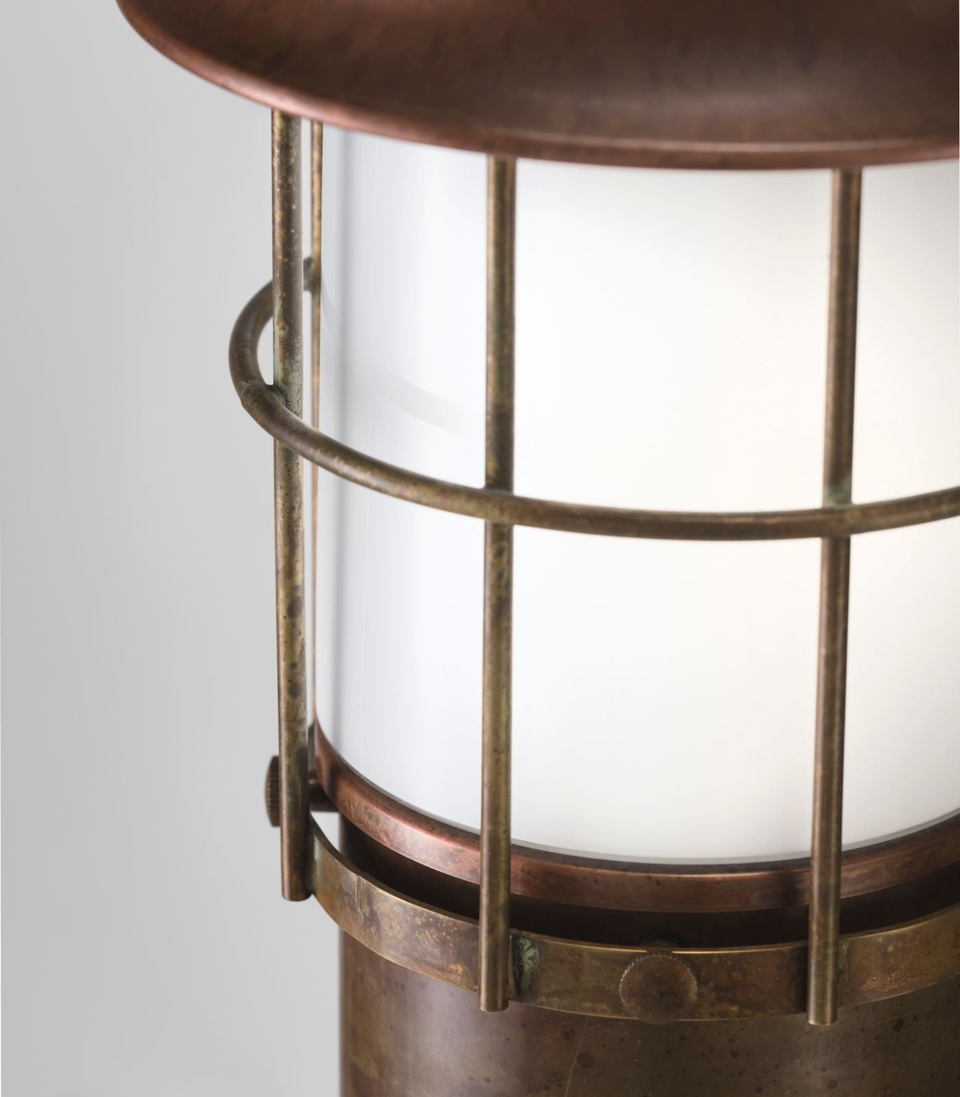 Grosetto Path Heritage Bollard Light Antique Brass Copper Clear Glass Grosetto Path Heritage Bollard Light Antique Brass Copper Clear Glass