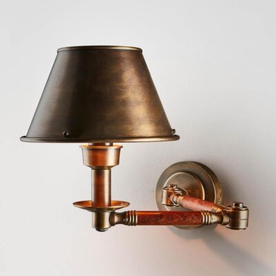 Haddon Heritage Swing Arm Wall Light Antique Brass