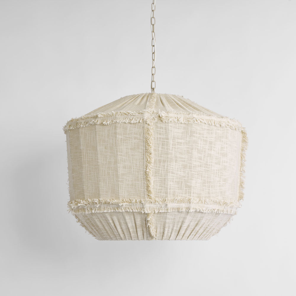 Haddonfield Hamptons Linen Ceiling Pendant Natural Beige Haddonfield Hamptons Linen Ceiling Pendant Natural Beige