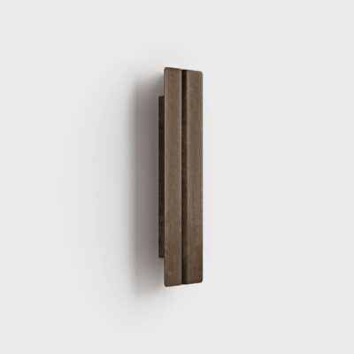 Halveston Contemporary Long Wall Light Antique Iron