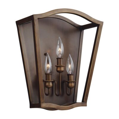 Harborcombe French Provincial Wall Light Aged Brass