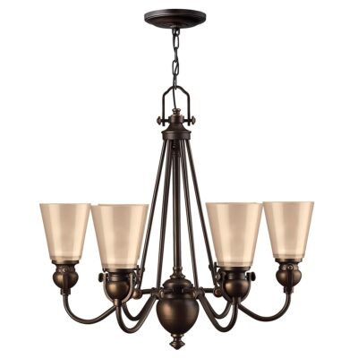 Harborough Traditional 6 Light Chandelier Olde Bronze