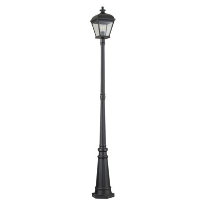 Harbourlight Georgian Style Outdoor Lamp Post in Black