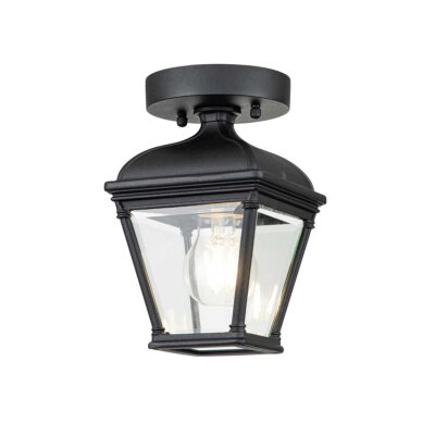 Harbourlight Georgian Style Porch Lantern Black