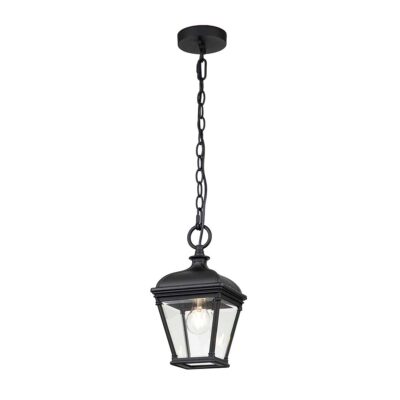 Harbourlight Traditional Outdoor Chain Lantern Black