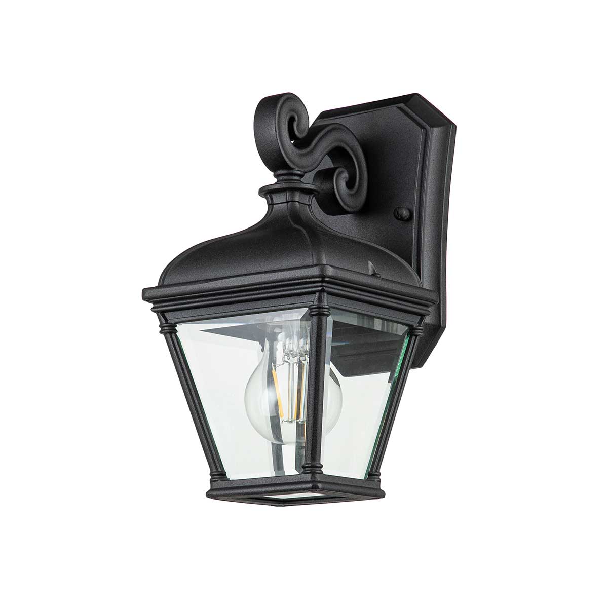 Harbourlight Traditional Small Outdoor Wall Lantern Black Harbourlight Traditional Small Outdoor Wall Lantern Black